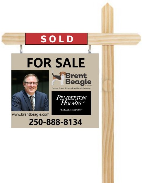 sold sign post